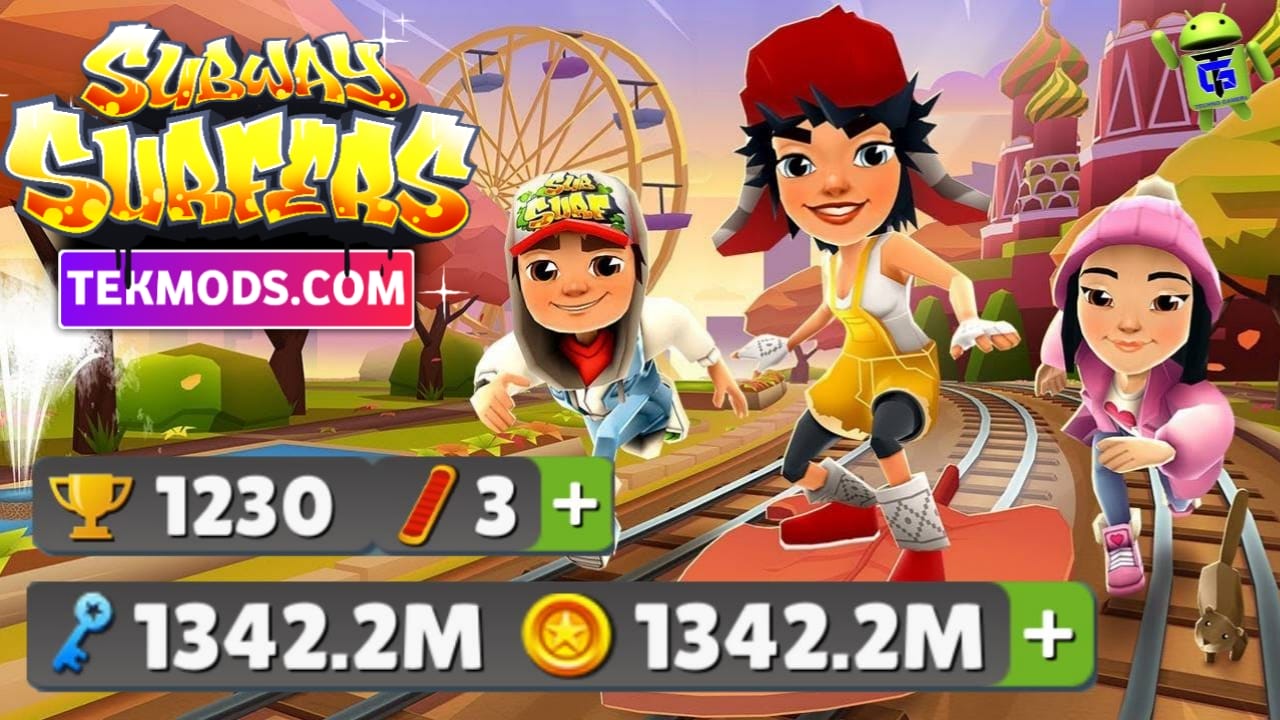 Subway Surfers APK + MOD v3.22.1 (Desbloqueado / Dinheiro + Chave)