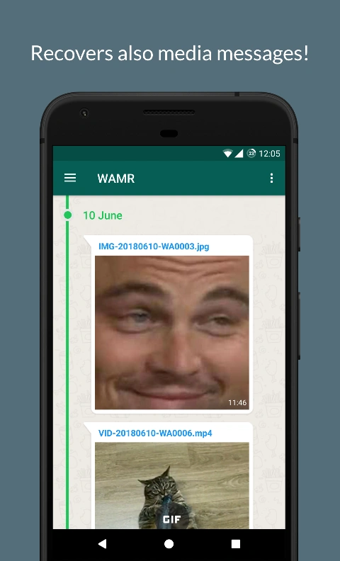 WAMR Recuperar mensagens excluídas