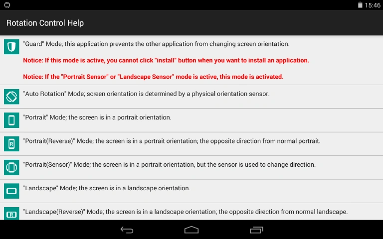 rotation control iphone