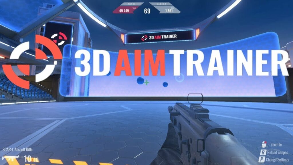 3D Aim Trainer - FPS Practice