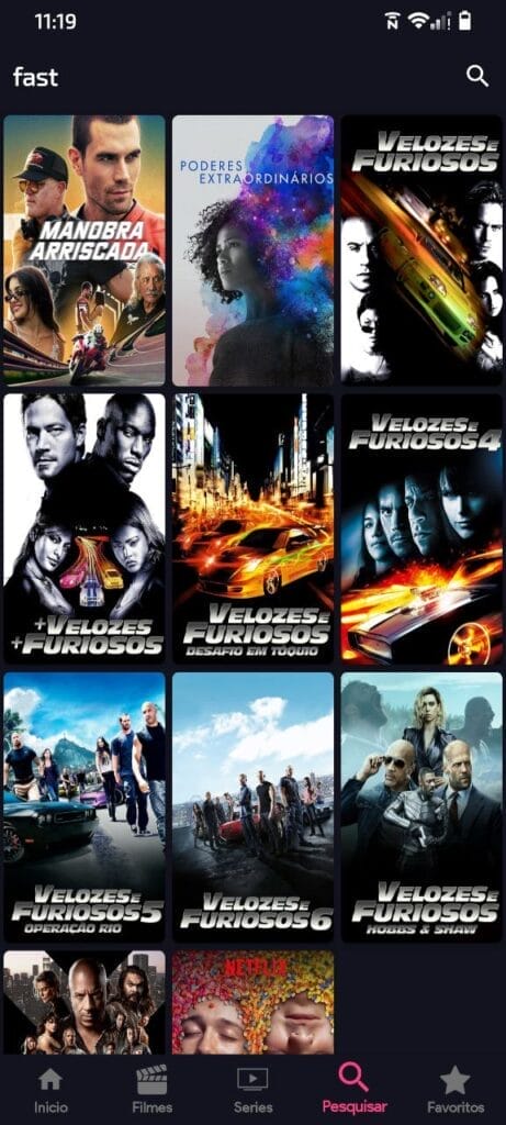 Fastcine para Tv Box