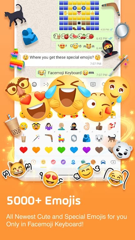 Download Facemoji Keyboard Pro Mod Apk