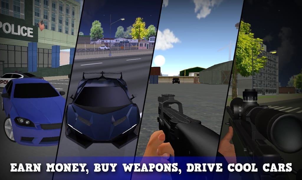 Justice Rivals 3 - Cops And Robbers Mod Menu
