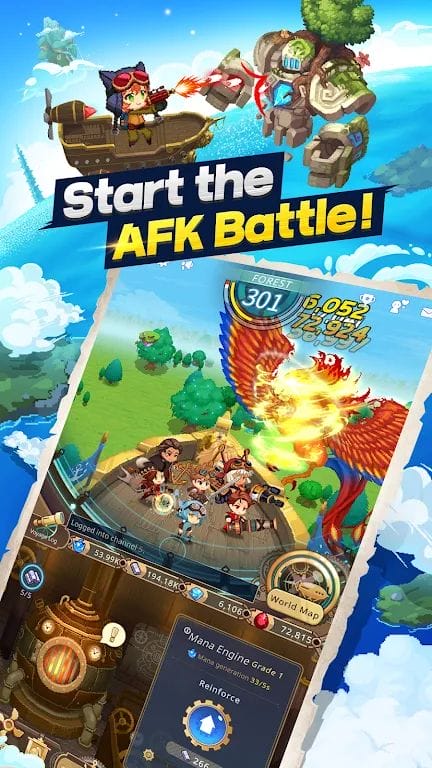 Airship Knights Idle RPG Apk Mod