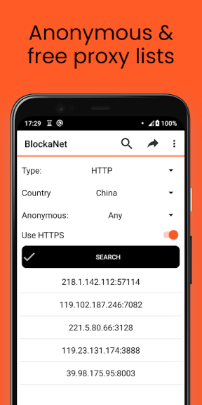 Blockanet App