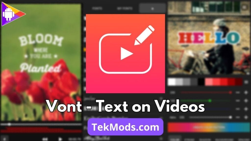 Vont - Text On Videos