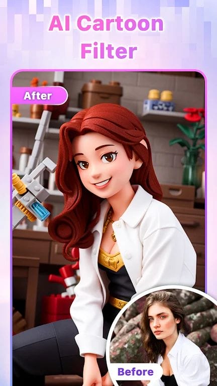 Selfie AI Arte de Espelho Anime Apk Download