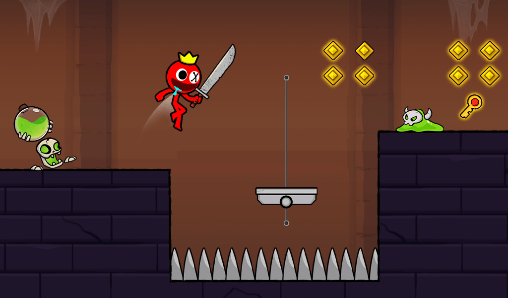 Red Stickman Stick Adventure Mod Apk