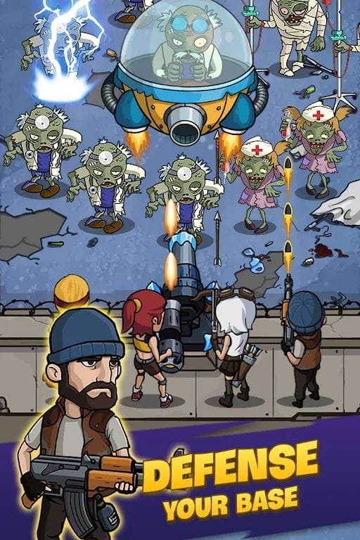 Mod Zombie War Idle Defense Game