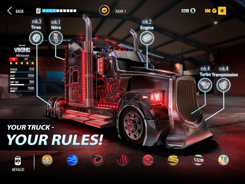 Big Rig Racing Drag Racing Unlimited Money