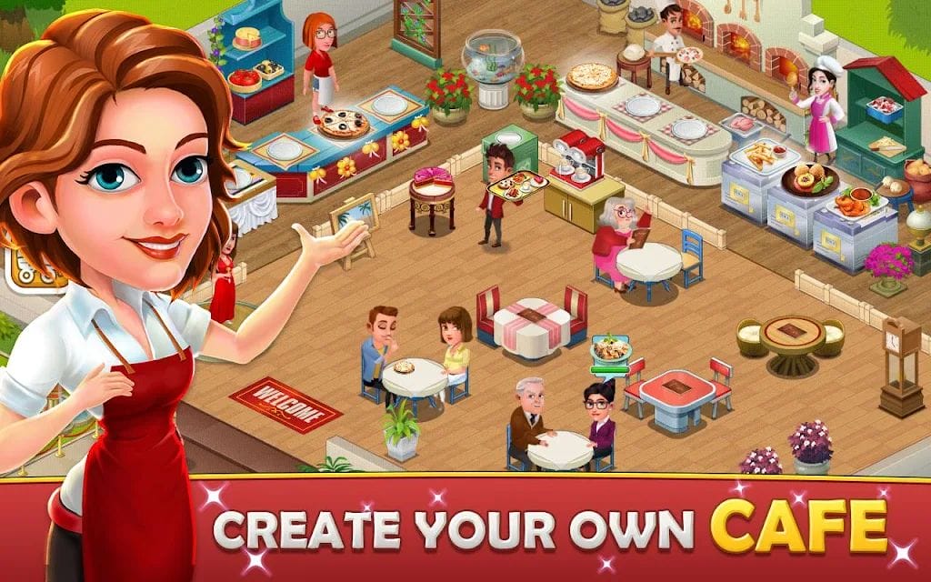 Cafe Tycoon Mod Apk unlimited Money And Gems