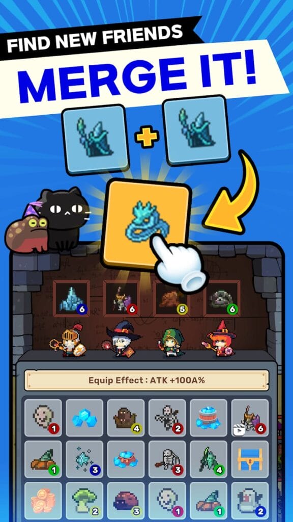 Baixar Tiny Quest Idle RPG Game Apk Mod