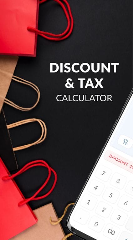 Discount and tax percentage ca Apk
