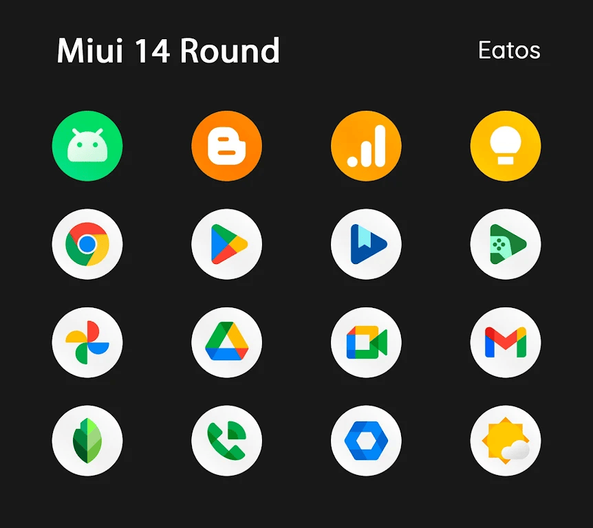 Mi14 - Round Icon Pack Mod Apk