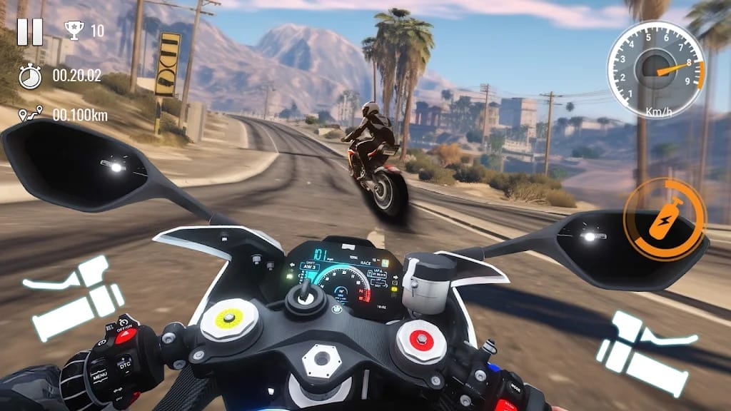 Download Traffic Bike Driving Simulator
