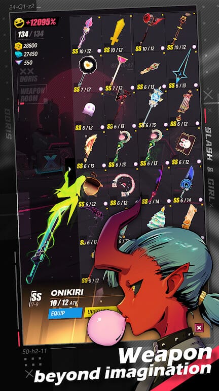 Slash And Girl Mod Apk Unlocked Everything
