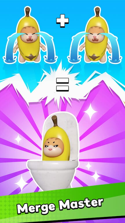 Apk Epic Banana Run Merge Master Mod