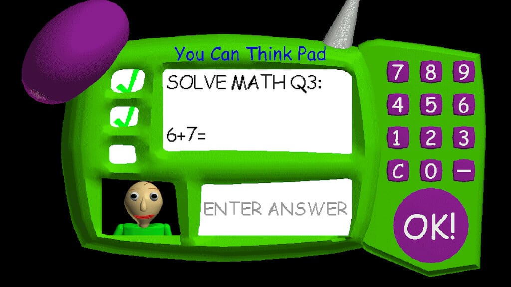 Baldi's Basics Classic Android Mod Menu
