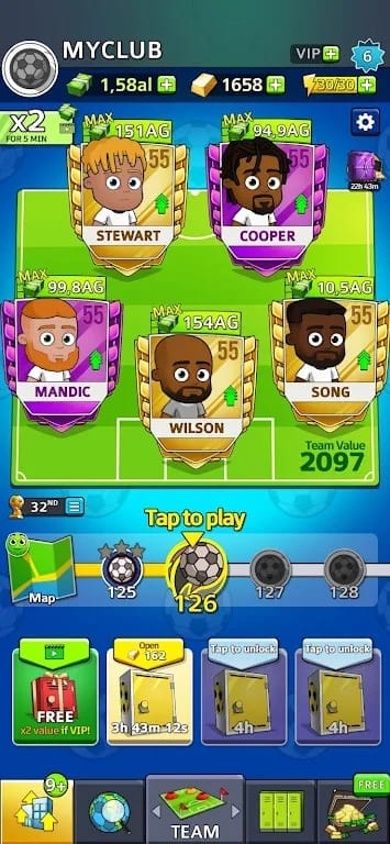 Idle Soccer Story Mod Free Shopping