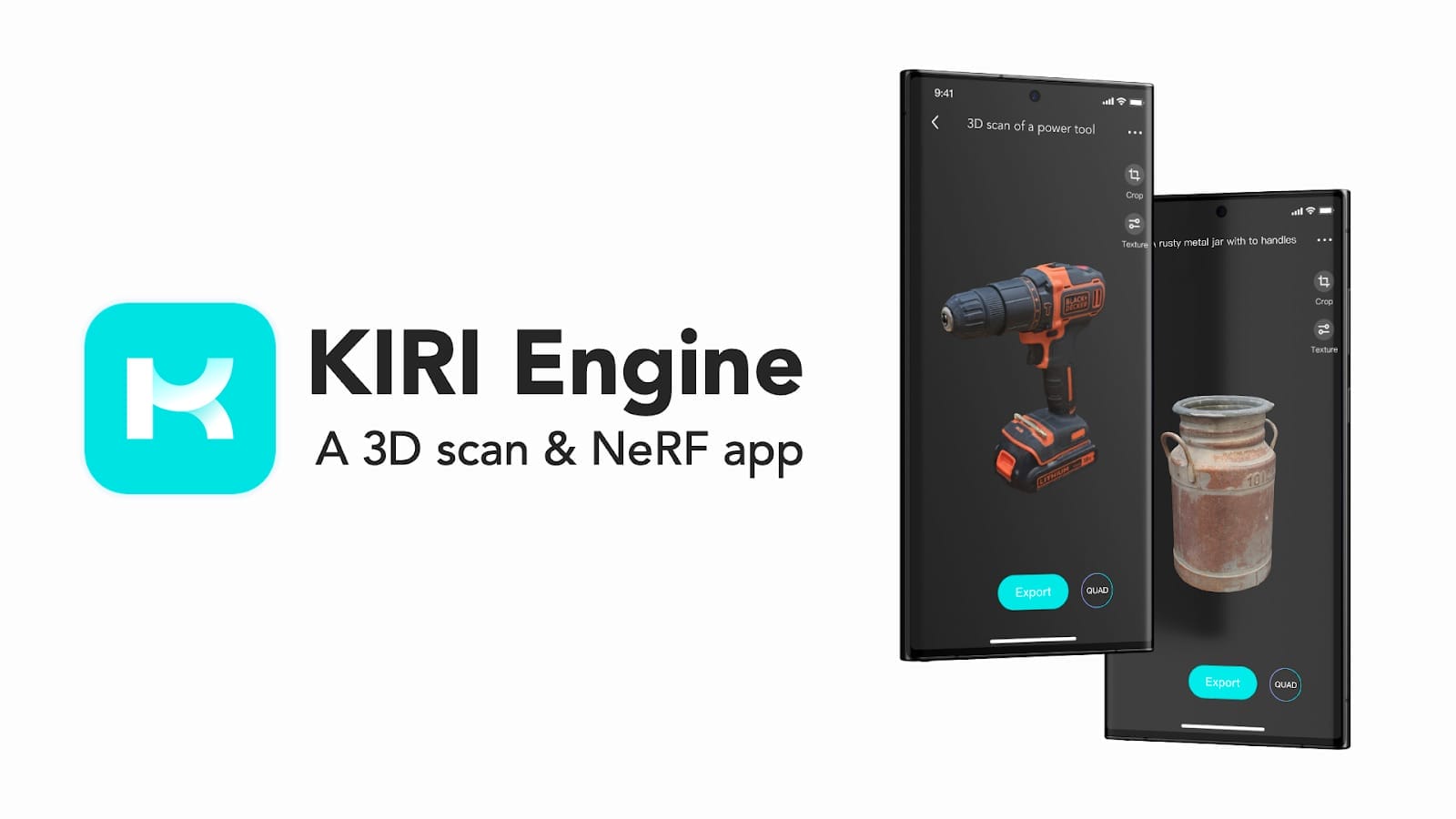 3D Scanner & NeRF: KIRI Engine