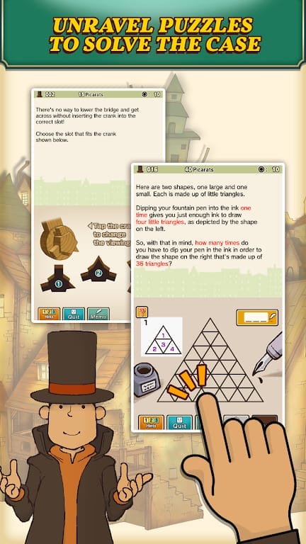 Apk Mod Layton Curious Village in HD