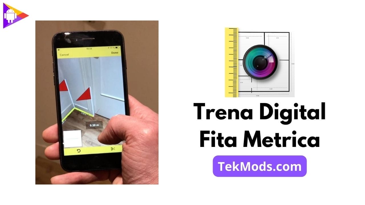 Trena Digital Fita Metrica