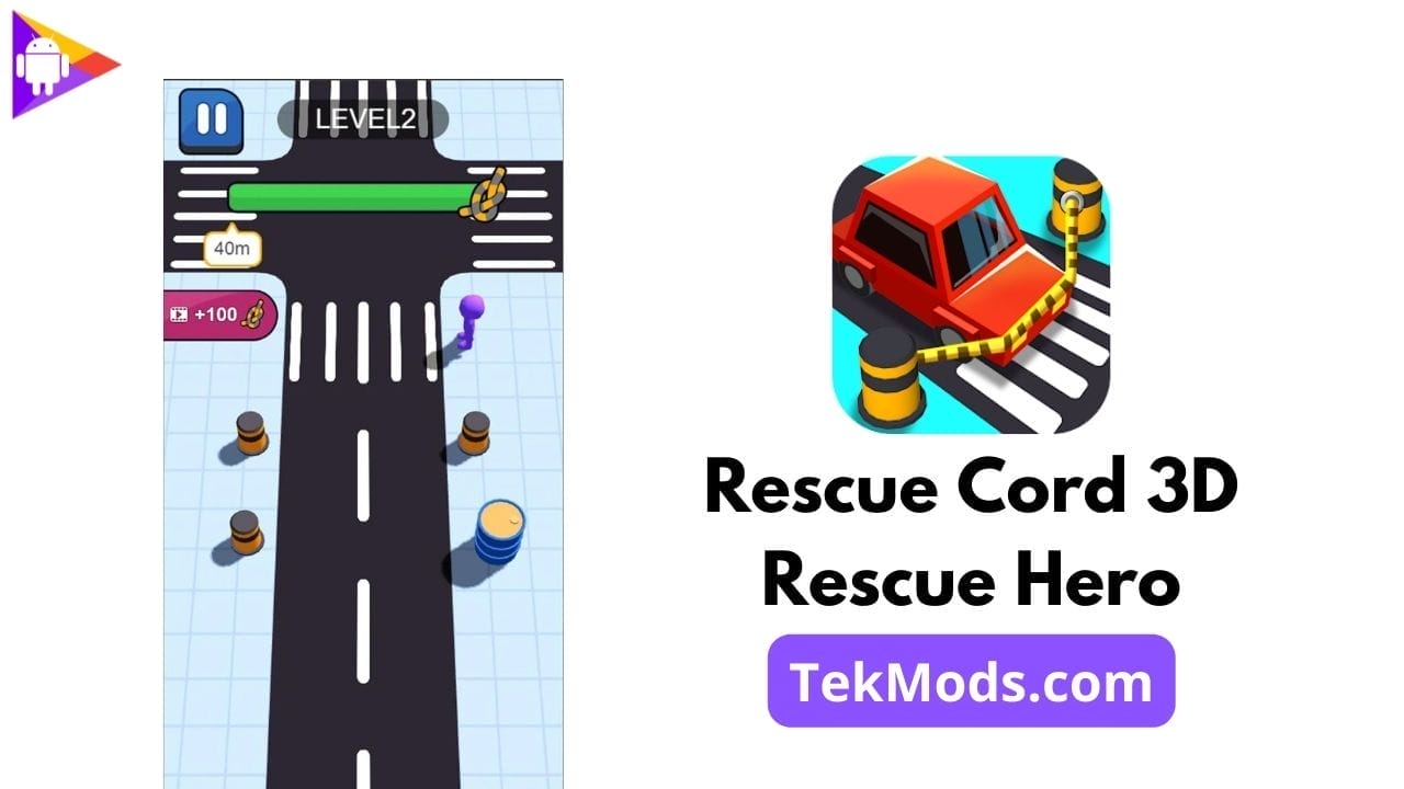 Rescue Cord 3D - Rescue Hero