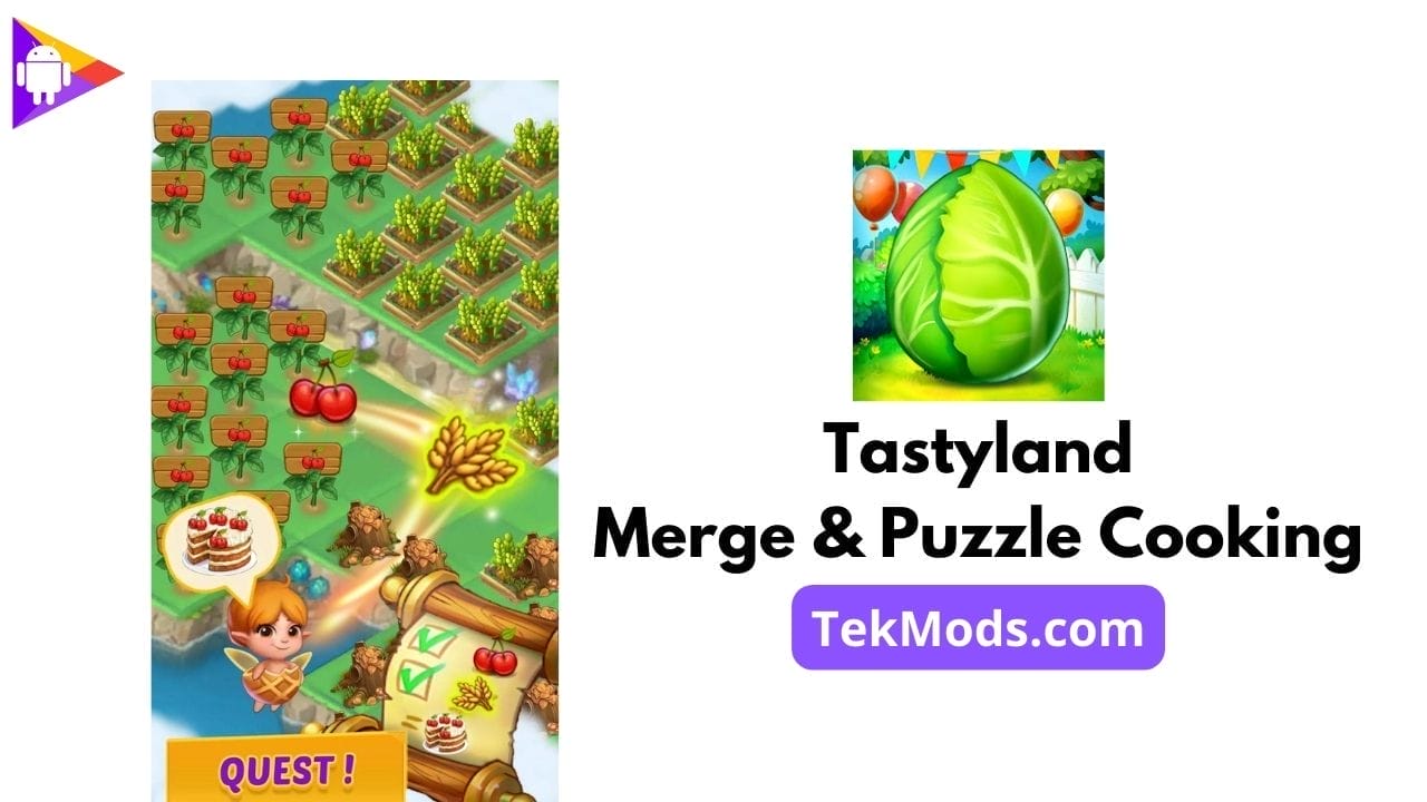 Tastyland - Merge & Puzzle Cooking