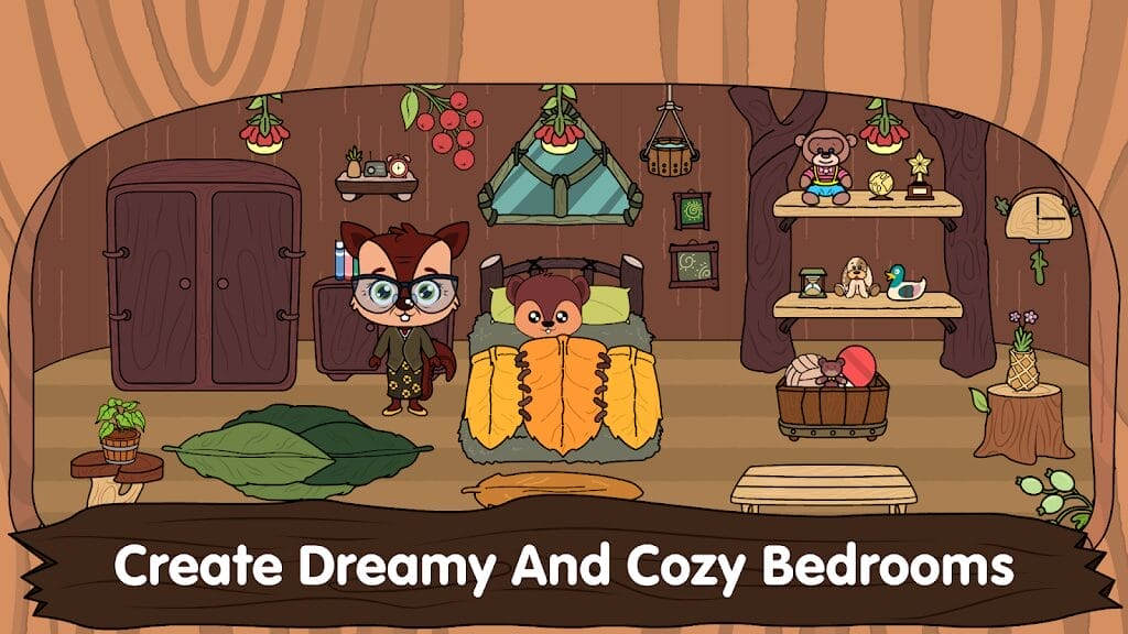 Android Animal Town My Squirrel Home