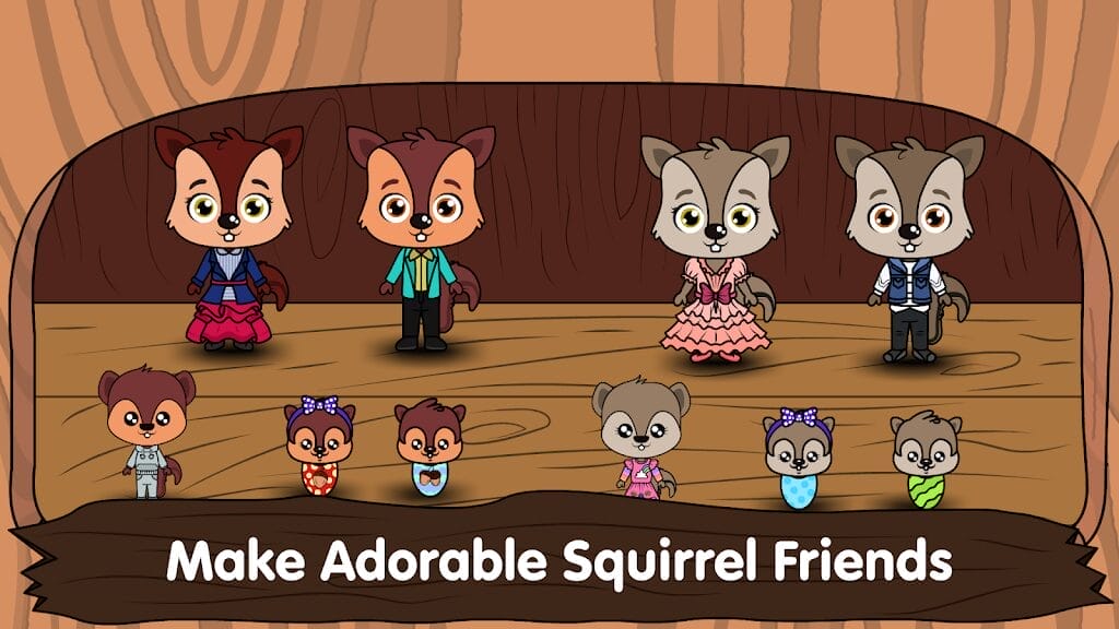 Apk Mod Animal Town My Squirrel Home