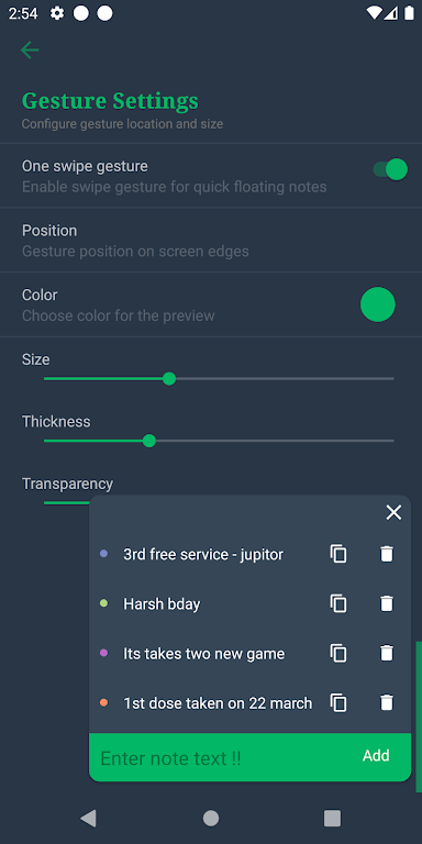 One Swipe Notes Mod Apk Download