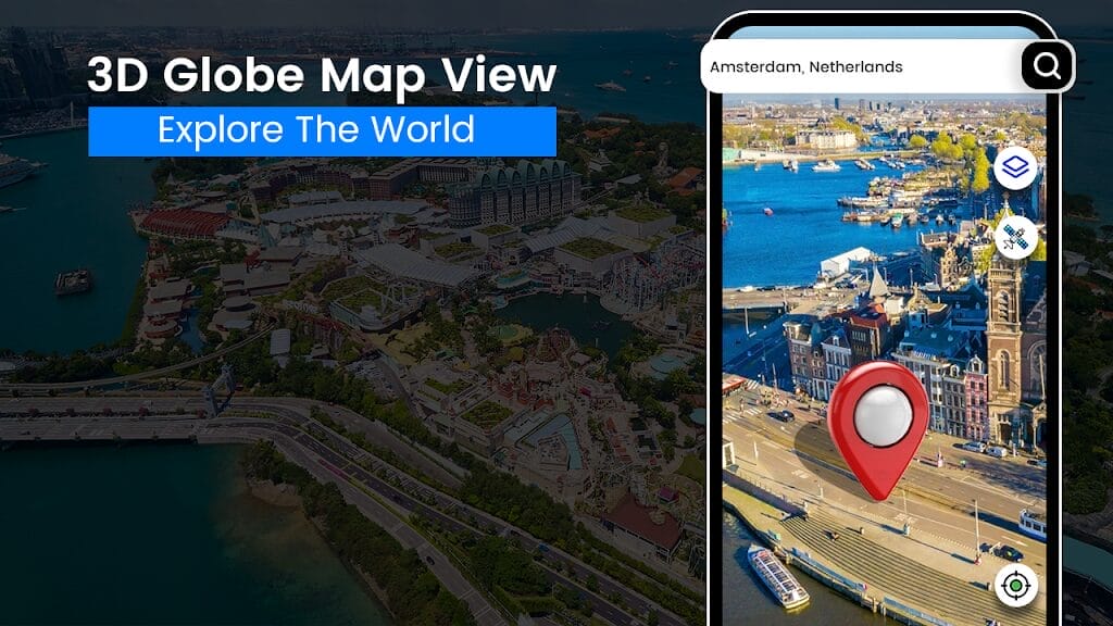 GPS Navigation Globe Map 3D Mod Apk Download