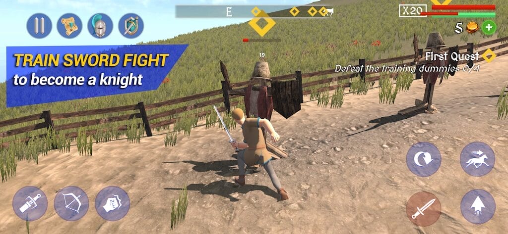 Knight RPG Knight Simulator Mod Apk 2023