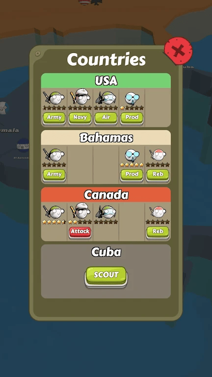 Apk Country Balls Idle War 3D