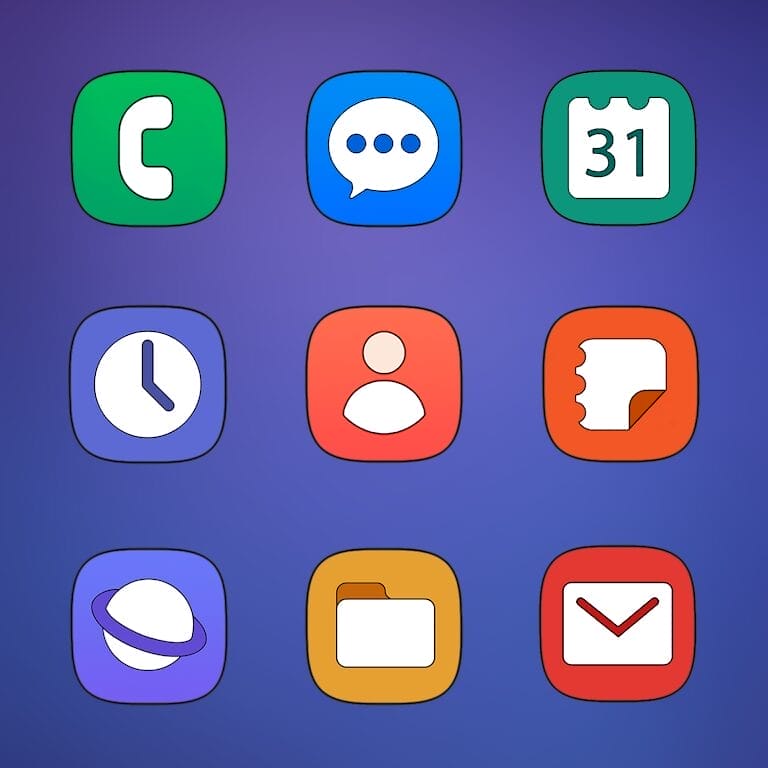 Download One UI HD Icon Pack Mod