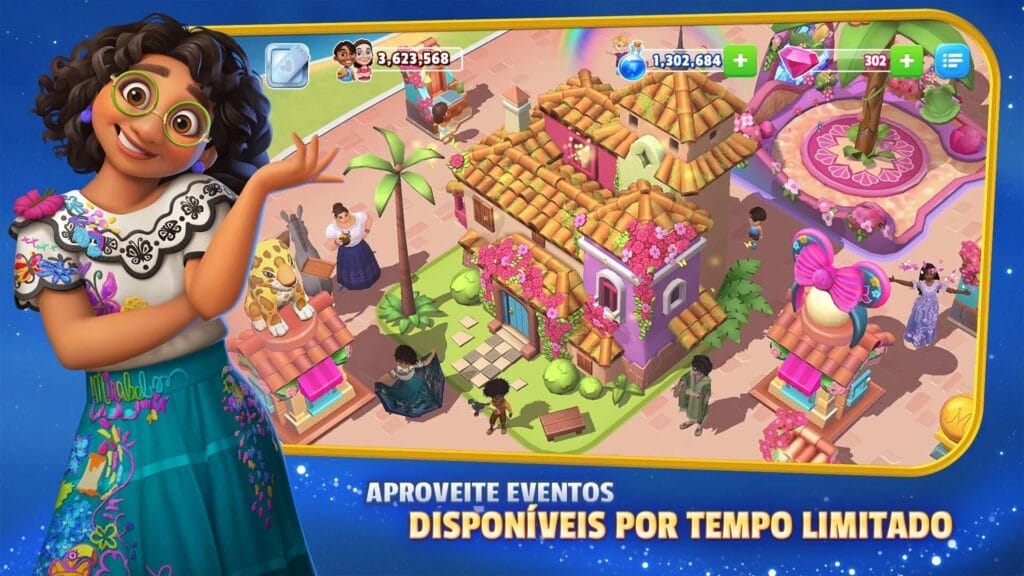 o Reino Mágico da Disney Apk Mod Dinheiro Infinito