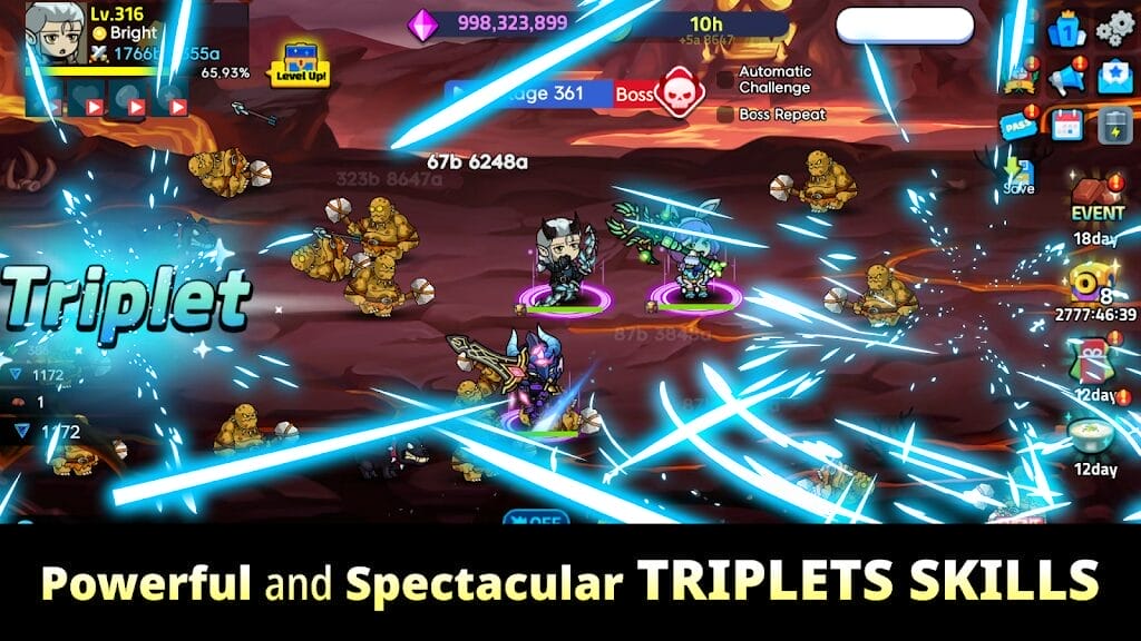Triplet Heroes Raising Game App Download