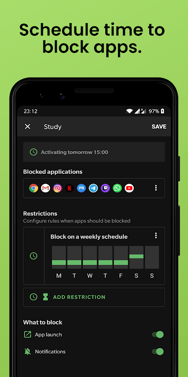 Block Apps & Sites Wellbeing Mod Apk