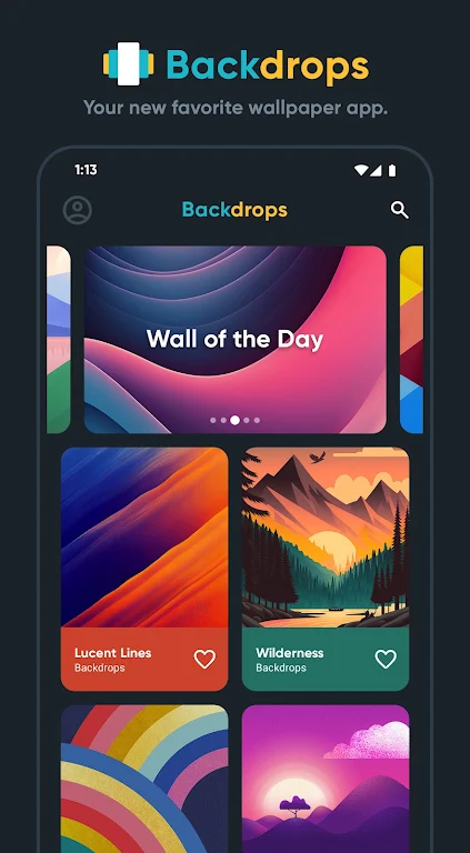 Backdrops App