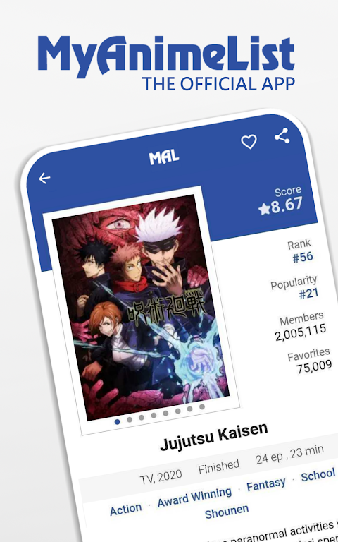 MyAnimeList Official Download Apk