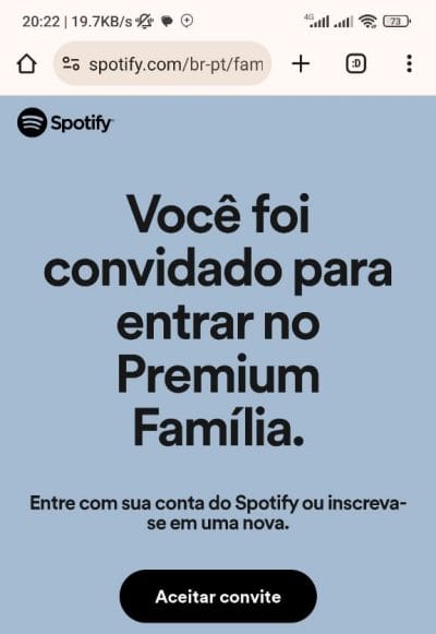 Plano Familia Spotify