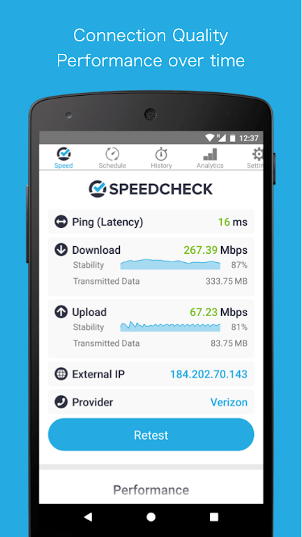 Simple Speedcheck Android