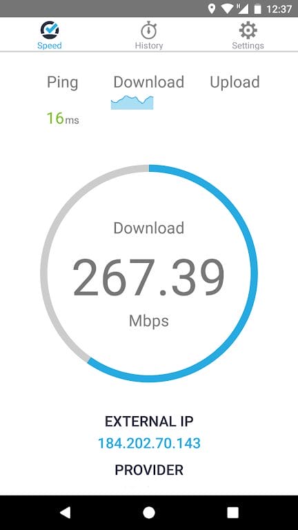 Simple Speedcheck App