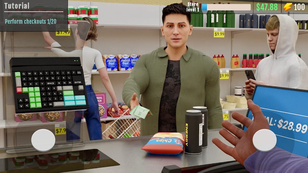 Supermarket Manager Simulator Mod Menu