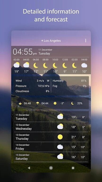 Weather Live Wallpapers Mod Apk