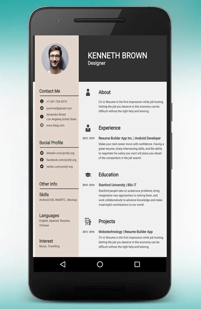 Cv Maker & Resume Builder Mod Apk