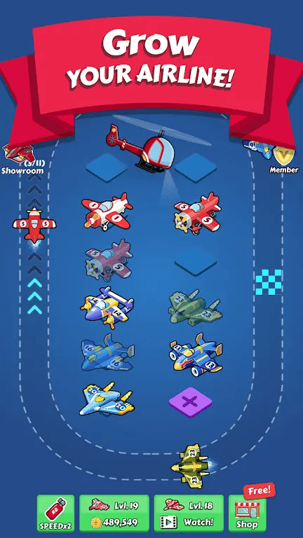 Merge Planes Idle Apk