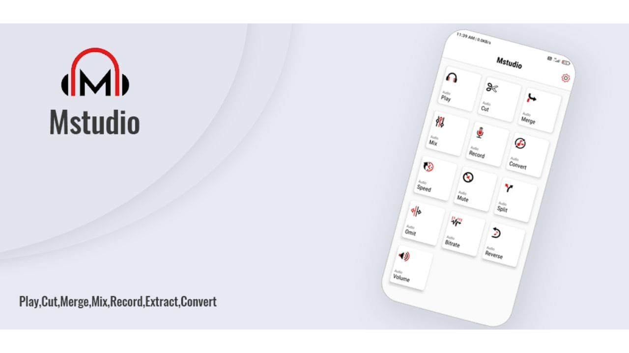 Mstudio: Audio & Music Editor
