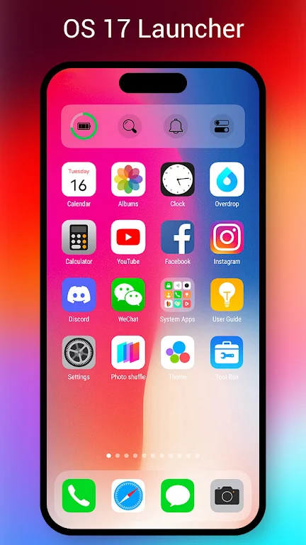 Apk OS17 Launcher