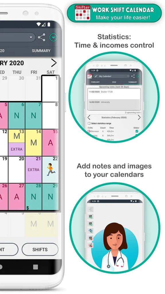 Download Work Shift Calendar App